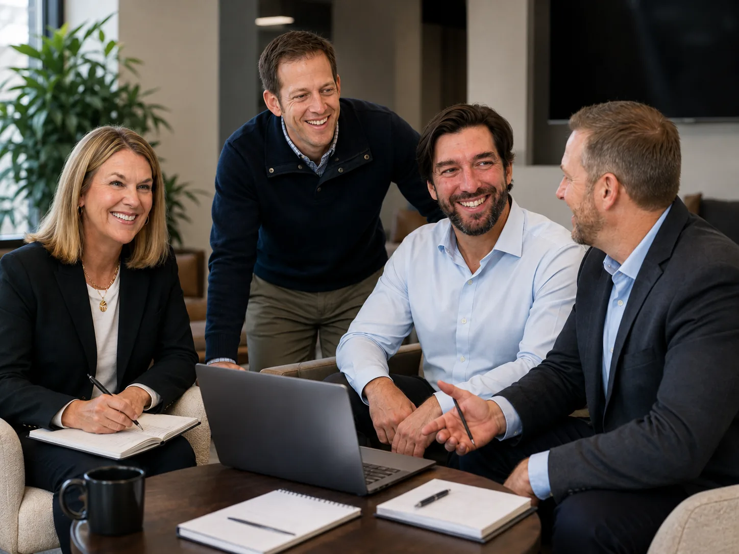 Summit advisors collaborating with a partner team on a fulfillment strategy