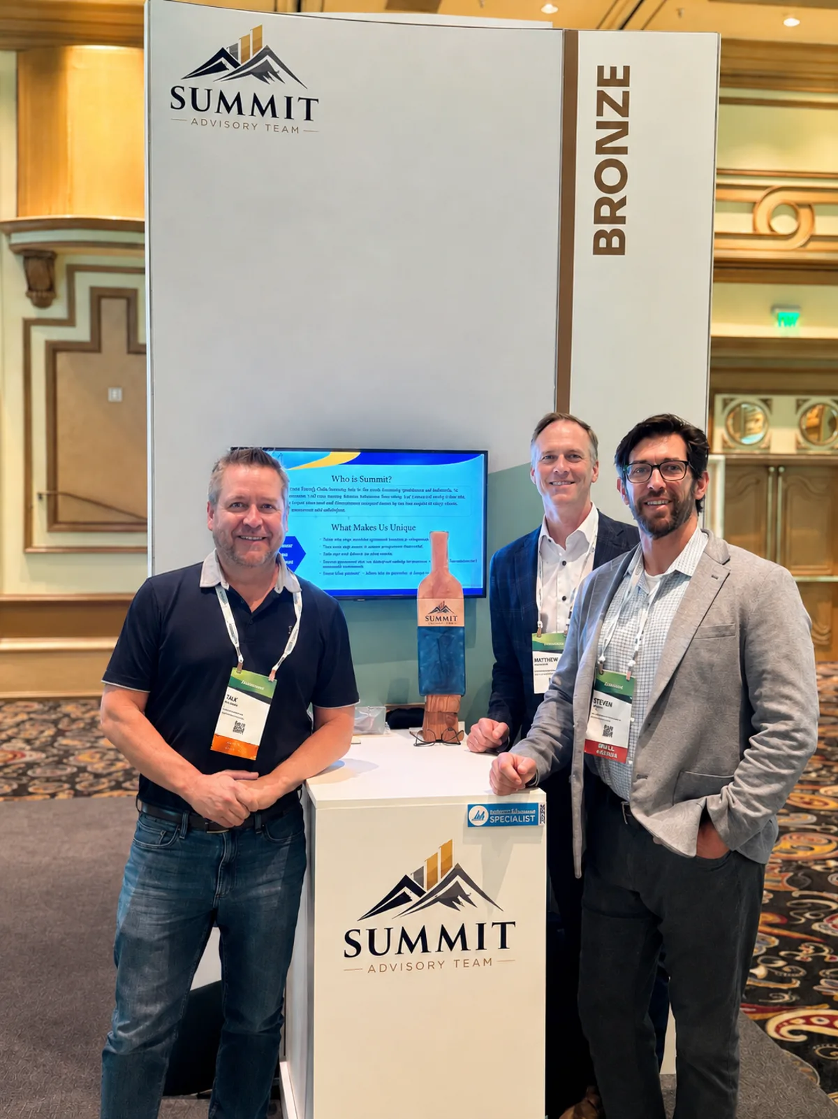 Summit Advisory Team at an industry event